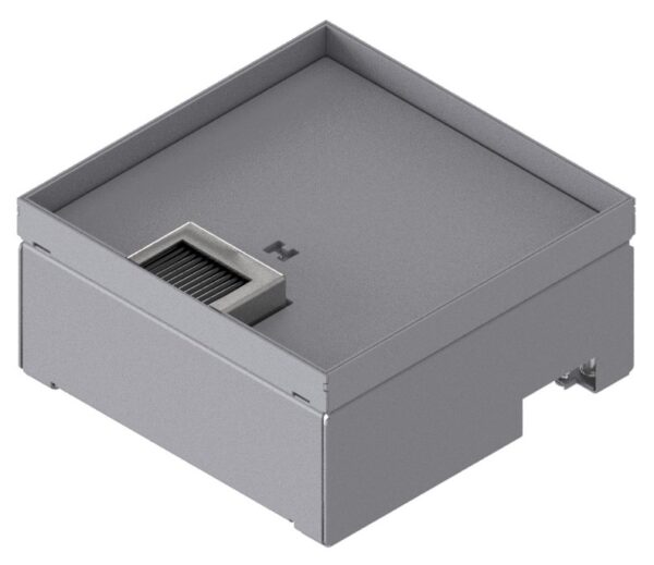 Produktbild UBD 212 162  -  Schwerlast-Unterflur-Bodendose UBD 210 inkl. Deckel mit Kante, geschlossen, 16mm Vertiefung und 1 Bürstenauslass